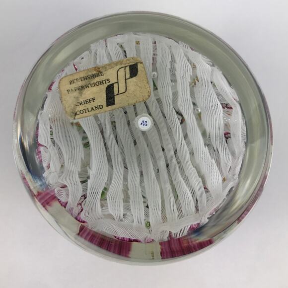 Perthshire 1979 Skier Pine Tree Picture Cane Millefiori Twist PP27? Paperweight - Picture 3 of 16